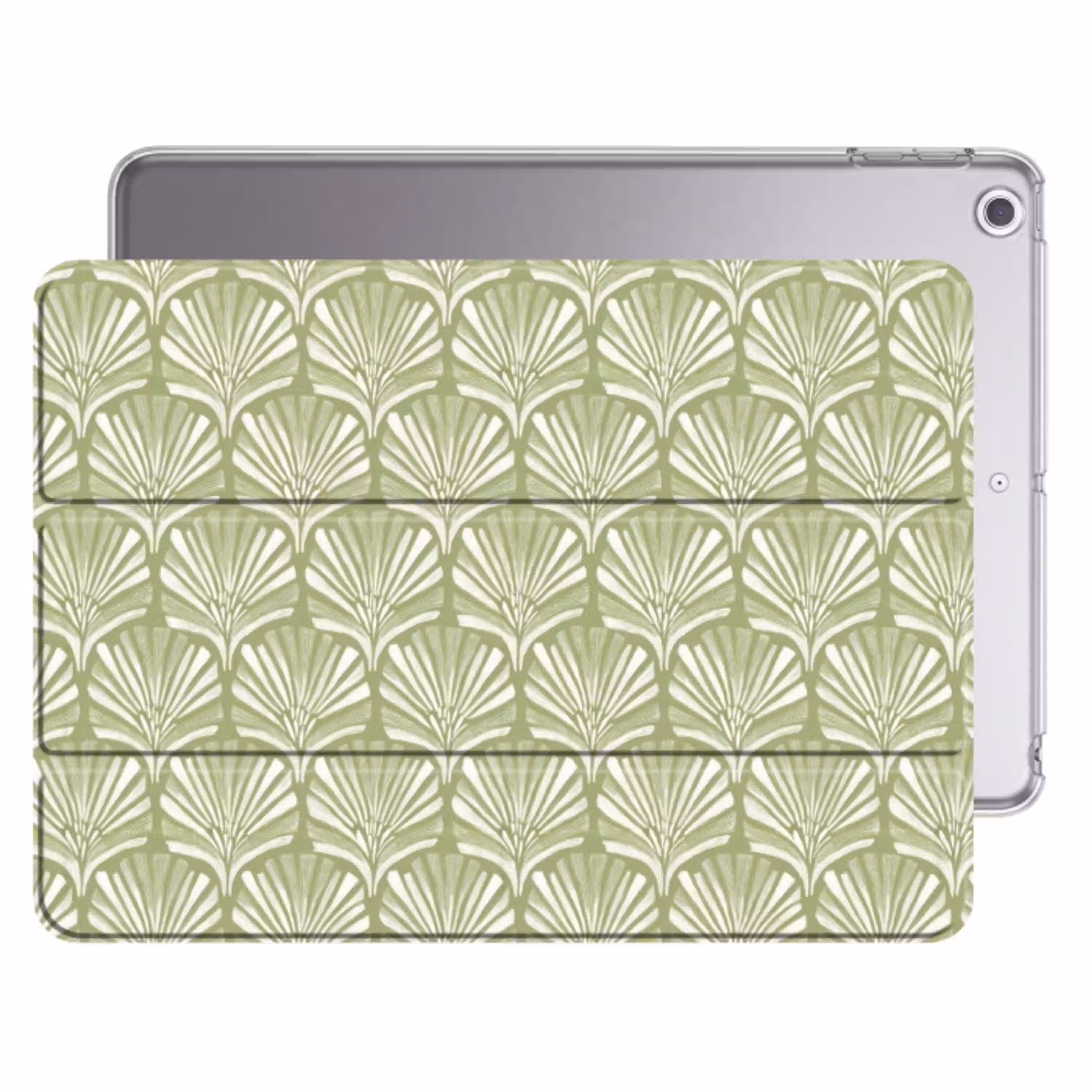 Saliegroen - Ginkgo Biloba - Waaier - Patroon Apple iPad 2017 middel 1172 -threedimensional_3d_global