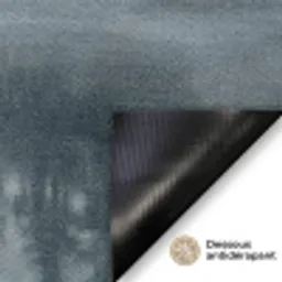 Bos - Meer - Mist - Natuur - Grijs Deurmat klein -antislip_FR