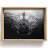 Gitaar - Hout - Water Dienblad Rechthoek middel -z3d_shopping