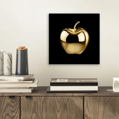 Appel - Goud - Chrome - Zwart aluminium wit klein -sfeer1