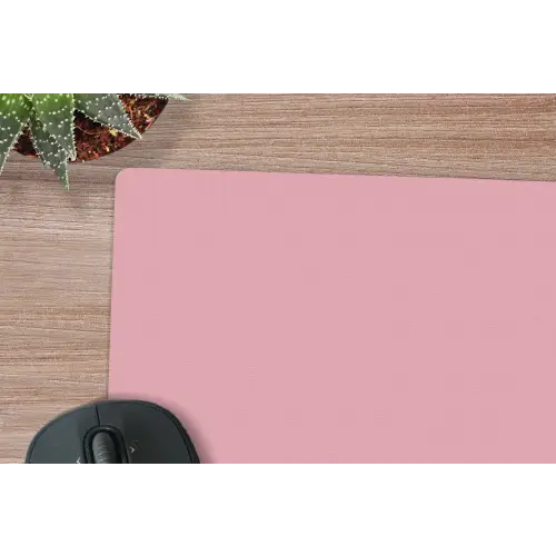 Roze - Kleuren - Interieur - Effen - Kleur muismat rubber klein 262 -closeup