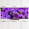 Bloemen - Paars - Natuur keuken achterwand 2 middel -3d