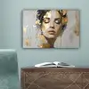 Sierlijk - Vrouw - Goud - Ogen canvas 2cm klein -sfeer4