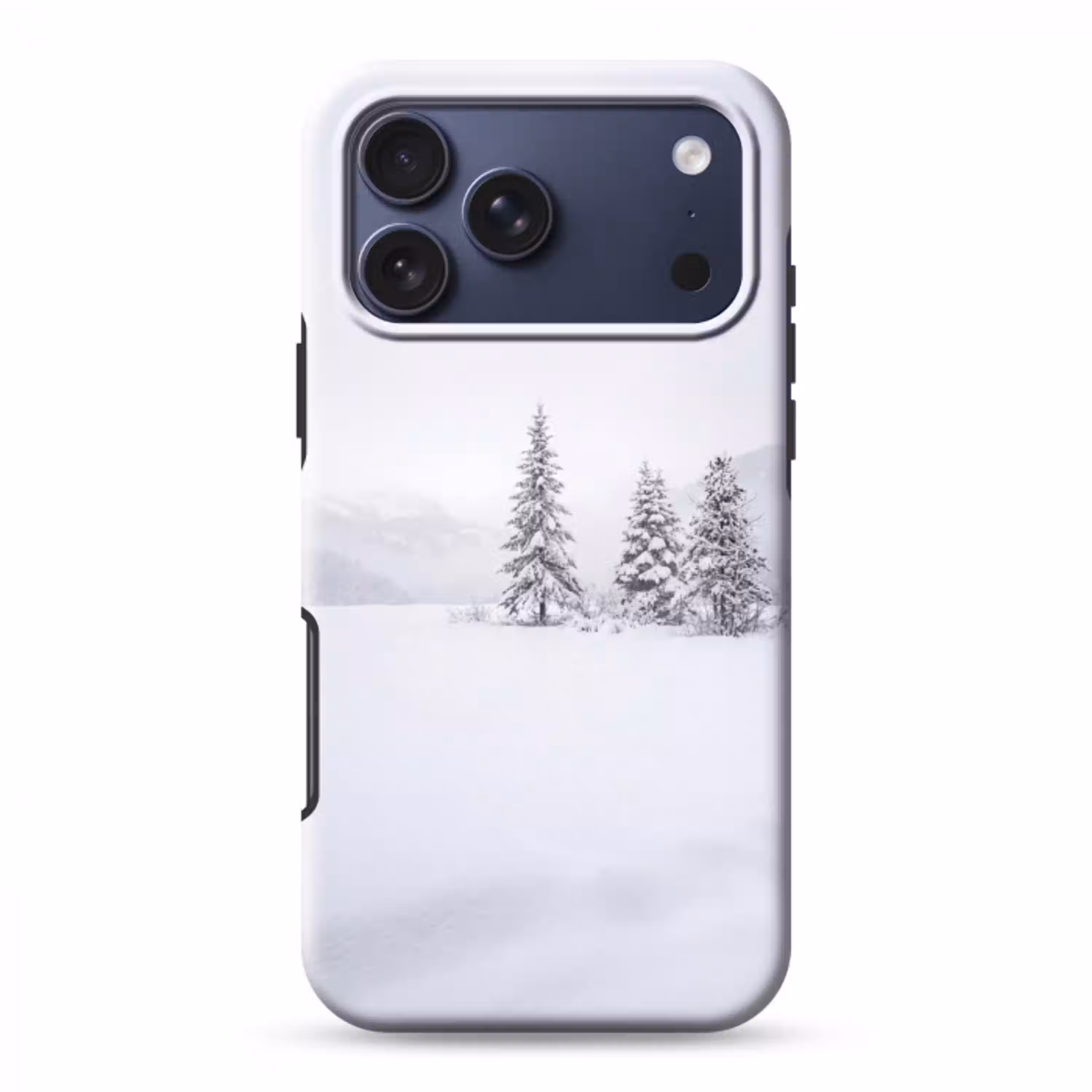 Fijnsparren - Sneeuw - Winter - Landschap - Stilte Toughcase MagSafe Apple iPhone 17 Pro Max klein -3d