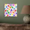 Hartjes - Patroon - Kleurrijk - Tekening plexiglas 5mm klein -sfeer3
