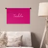 Toedeloe - Roze Wandkleed katoen klein -sfeer4