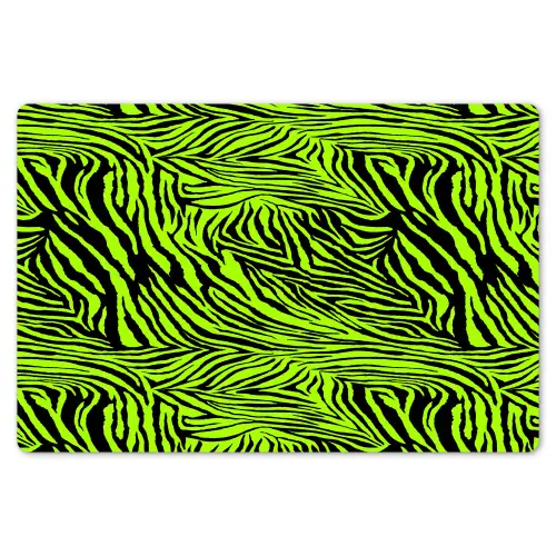 Groen - Zwart - Zebra Placemat vinyl groot 368 -zzsfeer1_Kitchenyeah-website