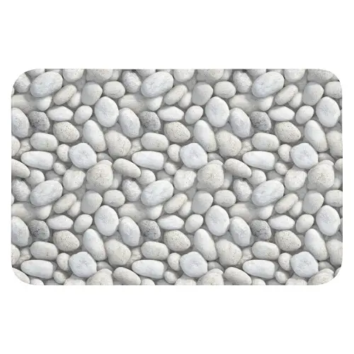 Steentjes - Grijs - Ovaal WCmat klein 1009 -3d