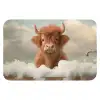 Schotse hooglander - Bad - Schuim - Koe WCmat klein -3d