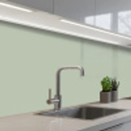 Mintgroen - Effen kleur keuken achterwand 2 middel 871 -3d_schuin