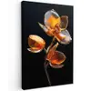 Bloem - Orchidee - Oranje canvas 2cm klein -z3d