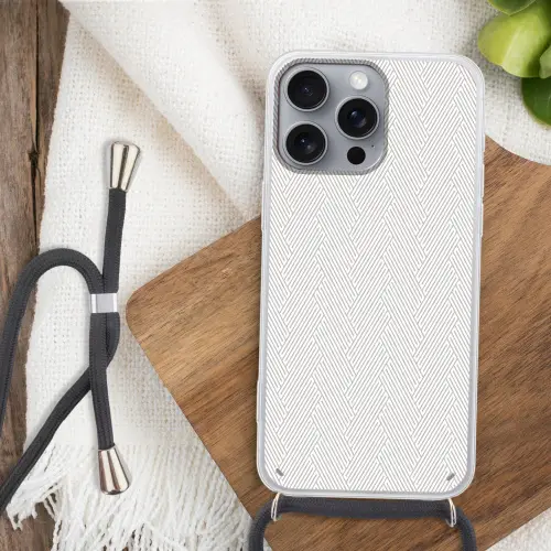 Grafisch - Patroon - Modern Hoesje iPhone 16 Pro Max met koord klein 804 -sfeer4