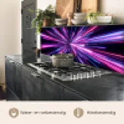 Lichtsnelheid - Ruimte - Roze - Paars keuken achterwand 2 middel -usp_NL