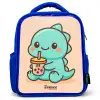 Kawai - Dino - Bubbletea Kinderrugzak - Blauw middel -3d