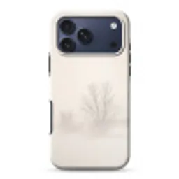 Boom - Mist - Sneeuw - Winter - Minimalistisch Toughcase MagSafe Apple iPhone 17 Pro Max klein -3d