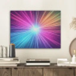 Abstract - Light - Burst - Modern - Colorful PET vilt klein -sfeer1