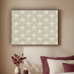 Paneel - Ginkgo - Zand Textielframe zwart klein 947 -sfeer1