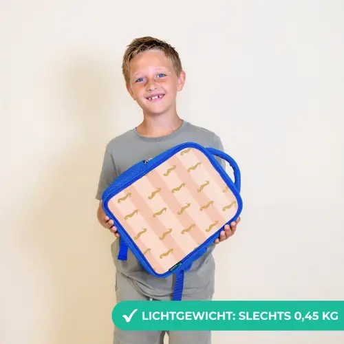 Zee - Dieren - Roze - Zeepaardje Kinderrugzak - Blauw middel 862 -sfeer1_NL