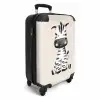Zoë Zebra NBS - Handbagage koffer - Unisex middel -productfoto_3d