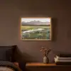 Berglandschap - Rivier - Bos Light Box met batterij (Wandlamp) middel -sfeer4