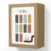Tafels van vermenigvuldiging - Leren rekenen voor kinderen - Getallen oefenen - Cijfers - Auto Light Box met kabel (Wandlamp kind) klein -3d