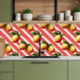 Citroen - Geïllustreerd - Oranje keuken achterwand 2 middel 871 -sfeer3
