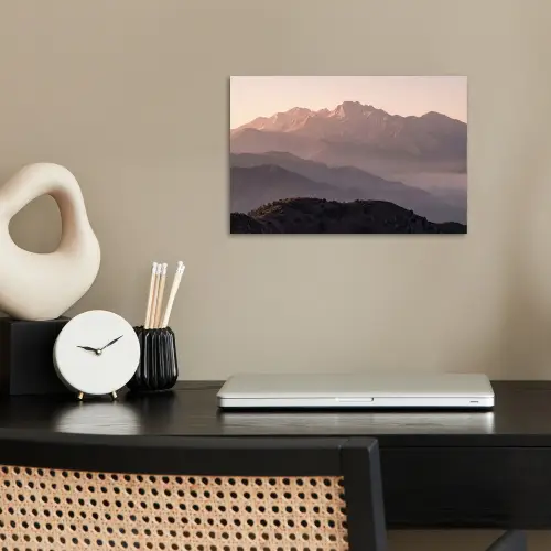 Panorama - Landschap - Bergen poster papier klein -sfeer1