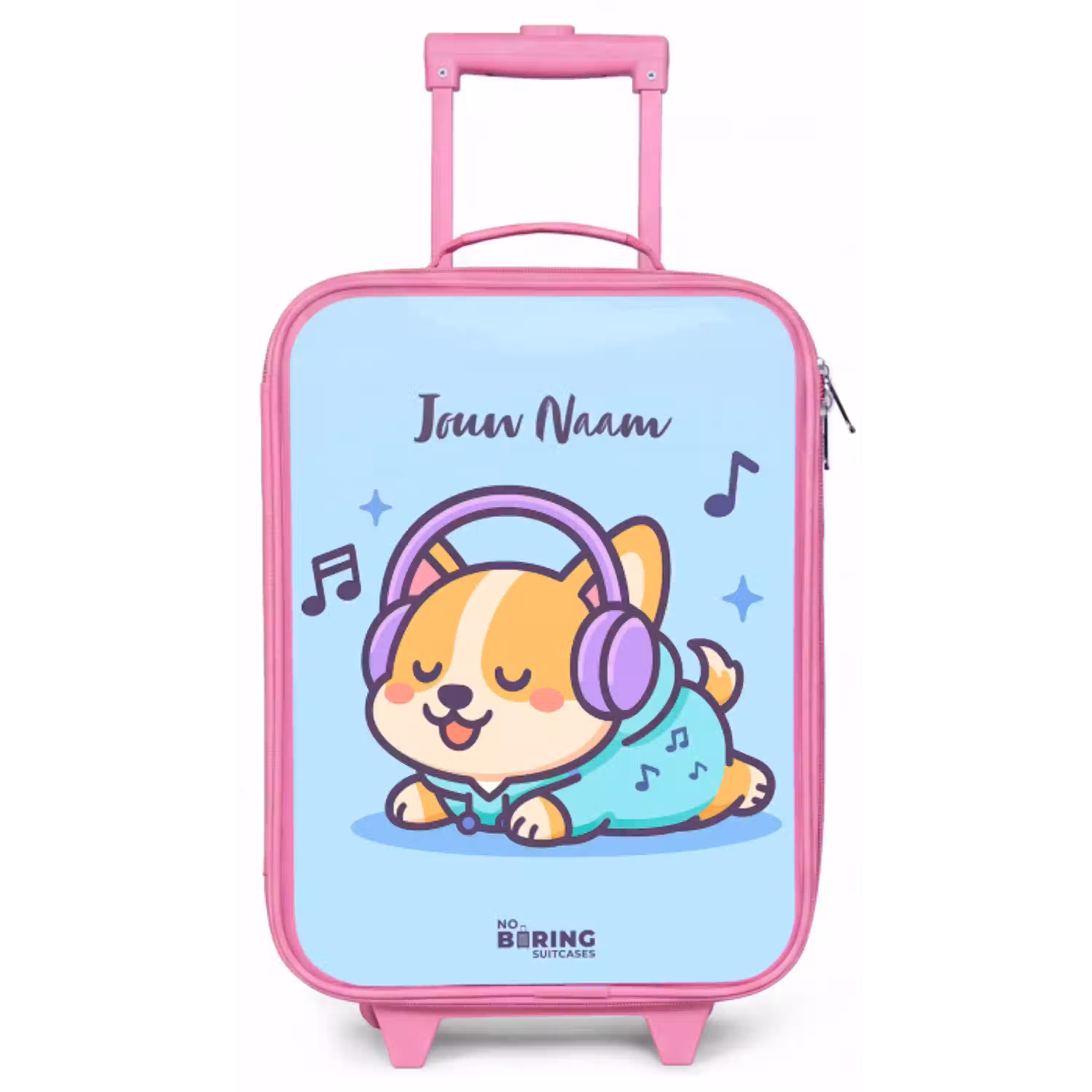 Kawai - Hond - Muziek Kinderkoffer - Roze klein -zz3dotto
