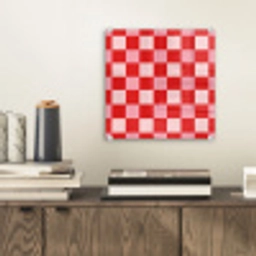 Vierkant - Klassiek - Rood plexiglas 5mm klein 11 -sfeer1