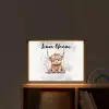 Schotse hooglander - Dier - Kinderen Light Box met batterij (Wandlamp kind) middel -sfeer1_kind