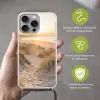 Duinen - Strand - Zee Hoesje iPhone 16 Pro Max met koord klein -sfeer2_NL