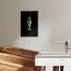 Goud - Vis - Haak - Zwart KitchenYeah - Keuken - Canvas klein -sfeer3