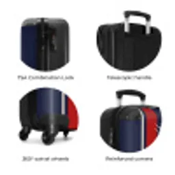 110 NBS - Handbagage koffer - Volwassenen Unisex middel zzzzzzzbolletjes_ENG