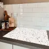 Terrazzo -  Patroon  -  Créme Inductie beschermer vinyl 3mm klein 276 -sfeer3