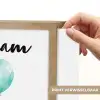 Draak - Baby dier - Blauwe ballon Light Box met batterij (Wandlamp kind) middel -USP_websiteprintNL