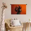 Vrouw - Chilipepers - Pepers - Bloemen Wandkleed katoen klein -wsfeer5_kind