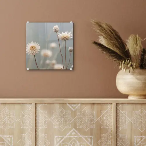 Strobloemen - Wit - Daglicht plexiglas 5mm klein -sfeer5