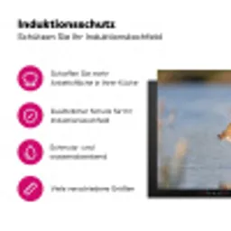 Vogel - Steltloper - Water - Natuur Inductie beschermer vinyl 3mm klein -zzzzzzz-lf-ups