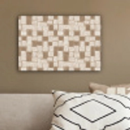Blok - Patroon - Bruin canvas 2cm klein 34 -sfeer3