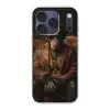 Chimpansee - Stoel - Pak - Bruin Telefoonhoesje iPhone 17 Pro klein -3d