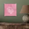 Frambozen - Steel - Getekend - Roze plexiglas 5mm klein -sfeer3