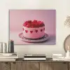 Taart - Hart - Roze PET vilt klein -sfeer1
