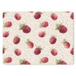 Framboos - Stippen - Rood muismat rubber klein 262 -3d