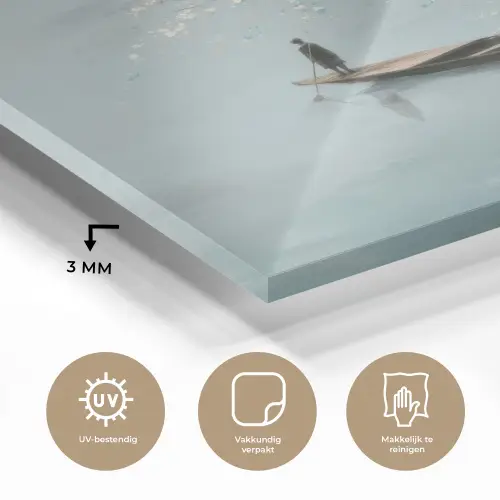 Bloesems - Minimalistisch - Wateroppervlak - Boot plexiglas 5mm klein -sfeer2