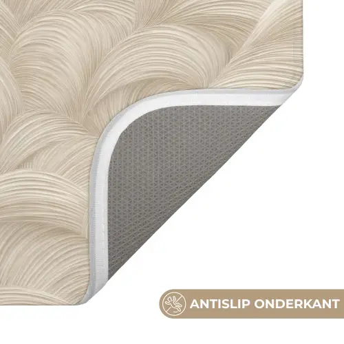 Bogen - Patroon - Beige WCmat klein 1009 -USP_AntislipNL