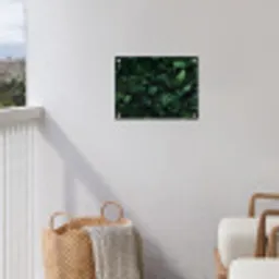 Bladeren - Ovaal - Groen - Nerven tuinposter los doek klein -sfeer8