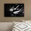 Drummer - Zwart - Drumstel canvas 2cm klein -sfeer3