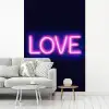 Neon - Love - Valentijn fotobehang vinyl groot -woonkamer