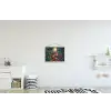 Vos - Mozaïek - Bos - Maan textielposter latten blank klein -kinderkamer