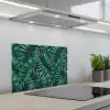 Bladeren - Tropisch - Jungle -  Natuur keuken achterwand spatscherm klein -3d_schuin